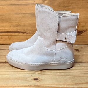 Jambu Women's Soft Beige Ankle Booties